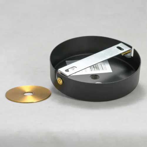 Бра Ouachita LSP-8276 Lussole янтарный на 1 лампа, основание чёрное в стиле лофт современный  фото 5