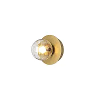 Бра LED Ambre MOD331WL-L3BS3K Maytoni янтарный 1 лампа, основание латунь в стиле современный молекула шар