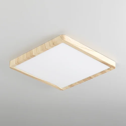 Светильник потолочный LED Бейсик CL738K242V Citilux белый на 1 лампу, основание бежевое в стиле современный хай-тек квадратный фото 3