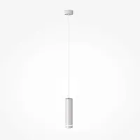 Светильник подвесной LED Orlo P085PL-12W3K-W Maytoni белый на 1 лампу, основание белое в стиле современный хай-тек трубочки