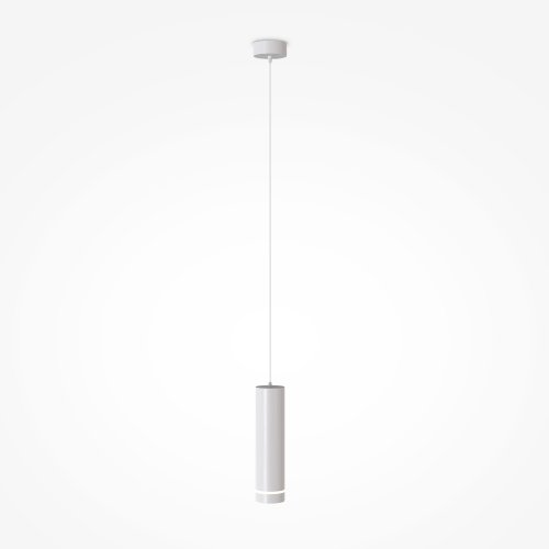 Светильник подвесной LED Orlo P085PL-12W4K-W Maytoni белый на 1 лампу, основание белое в стиле современный хай-тек трубочки фото 4