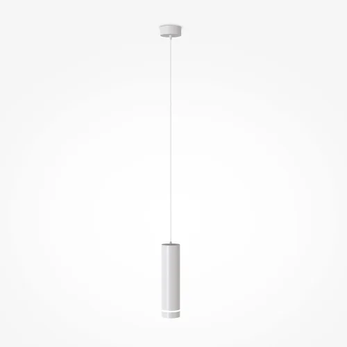 Светильник подвесной LED Orlo P085PL-12W3K-W Maytoni белый на 1 лампу, основание белое в стиле современный хай-тек трубочки