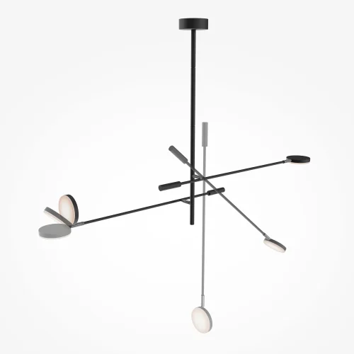 Светильник подвесной LED Fad MOD070CL-L15B3K1 Maytoni чёрный на 1 лампу, основание чёрное в стиле современный хай-тек фото 6