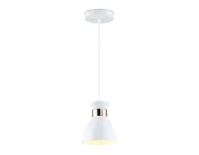 Светильник подвесной TR8465 Ambrella light белый на 1 лампу, основание белое в стиле классический 