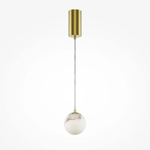 Светильник подвесной LED Yora MOD464PL-L5BSK Maytoni белый на 1 лампу, основание латунь в стиле современный шар фото 6 Светильник подвесной LED Yora MOD464PL-L5BSK Maytoni белый на 1 лампу, основание латунь в стиле современный шар фото 6