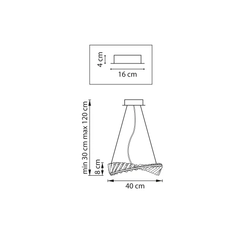 Светильник подвесной LED Vidare 699043 Lightstar прозрачный на 1 лампу, основание золотое в стиле современный кольца фото 2 Светильник подвесной LED Vidare 699043 Lightstar прозрачный на 1 лампу, основание золотое в стиле современный кольца фото 2