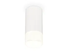 Светильник накладной XS8161003 Ambrella light белый 1 лампа, основание белое в стиле хай-тек круглый