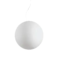 Светильник подвесной CARTA SP1 D50 Ideal Lux белый 1 лампа, основание белое в стиле современный шар