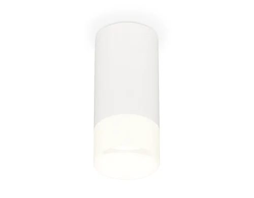 Светильник накладной XS8161003 Ambrella light белый 1 лампа, основание белое в стиле хай-тек круглый