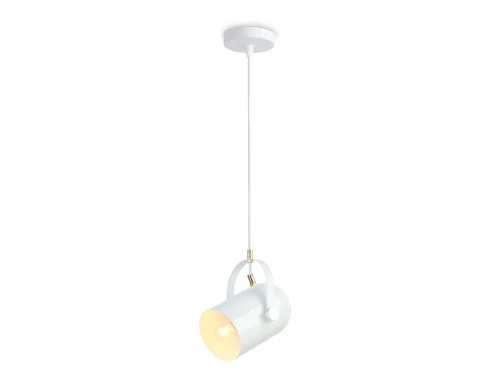 Светильник подвесной TR8205 Ambrella light белый 1 лампа, основание белое в стиле лофт  фото 2