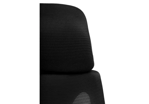 Компьютерное кресло Golem black / white 15333 Woodville, чёрный/сетка ткань, ножки/металл/белый, размеры - *550***680*630 фото 8