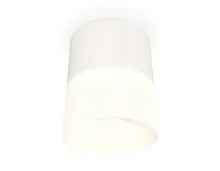 Светильник накладной XS8110002 Ambrella light белый 1 лампа, основание белое в стиле хай-тек круглый