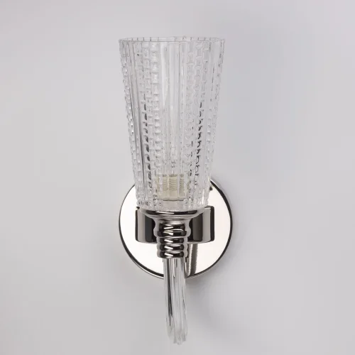 Бра Альгеро 285022501 MW-Light прозрачный на 1 лампа, основание никель в стиле классический  фото 3