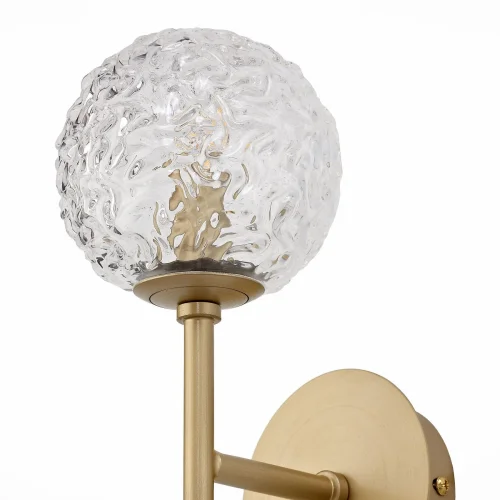 Бра Arcobalino SL1152.201.01 ST-Luce прозрачный на 1 лампа, основание золотое в стиле современный  фото 4