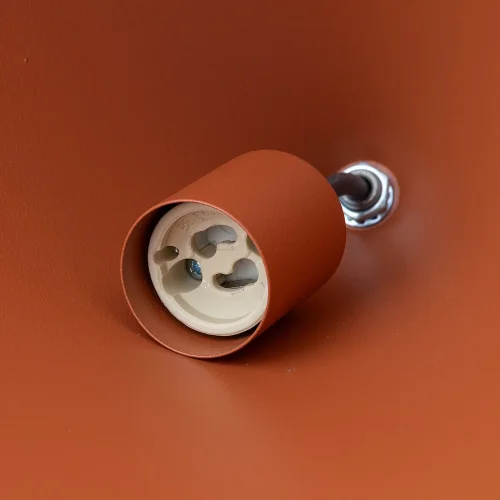 Светильник подвесной Zenith L 11483-NW Nowodvorski терракотовый на 1 лампу, основание терракотовое в стиле современный фото 7