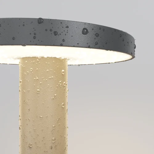 Парковый светильник LED Wald O420FL-L12GF Maytoni уличный IP65 серый чёрный на 1 лампу, плафон серый чёрный в стиле хай-тек современный LED фото 13