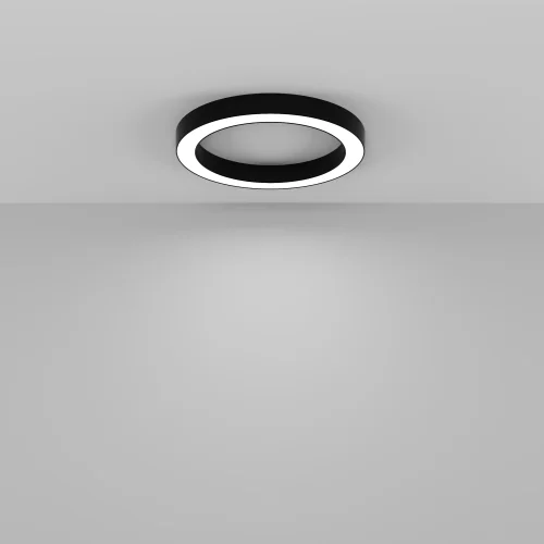 Светильник потолочный LED Lua C093CL-45W4K-B Maytoni белый на 1 лампу, основание чёрное в стиле современный хай-тек фото 4
