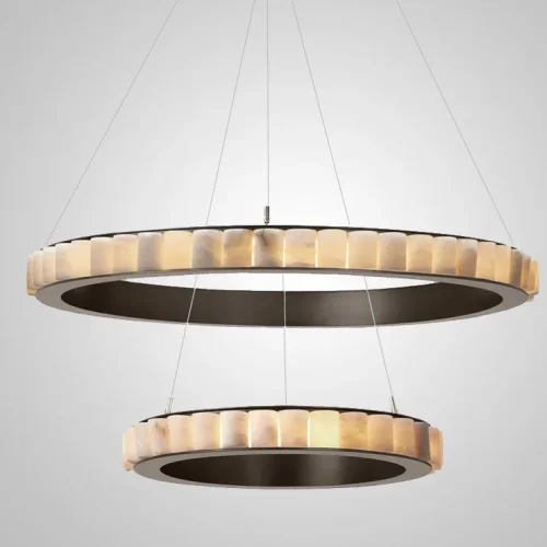 Люстра подвесная MONSINE D60 Brass 196988-23 ImperiumLoft коричневая на 1 лампу, основание латунь в стиле современный фото 8