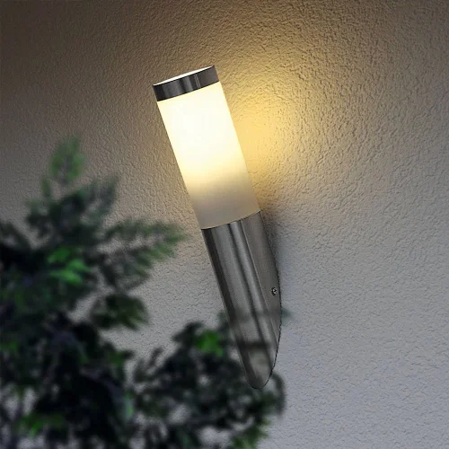 Настенный светильник 81753 HELSINKI Eglo уличный IP44 серый 1 лампа, плафон белый в стиле модерн E27 фото 2