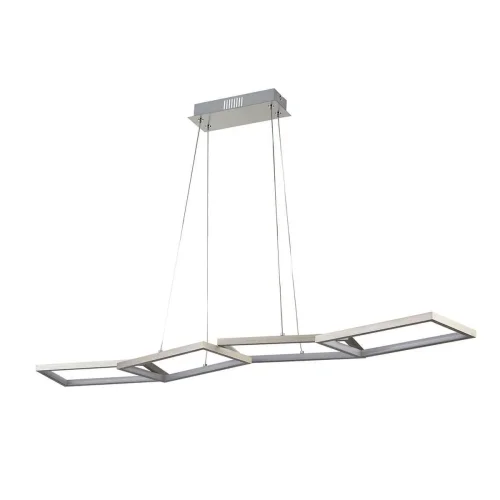 Светильник подвесной LED Netta VL7075P04 Vele Luce никель на 1 лампу, основание никель в стиле хай-тек 