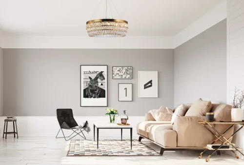 Люстра подвесная хрустальная Magnitudo 2206-16P Favourite прозрачная на 16 ламп, основание золотое в стиле современный фото 6