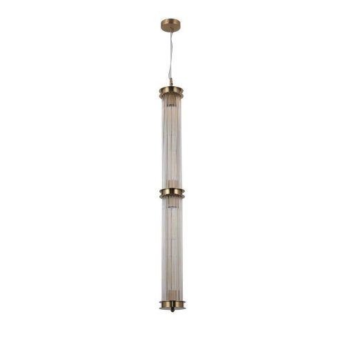 Светильник подвесной Trompa 4092-4P Favourite прозрачный 4 лампы, основание латунь в стиле современный  фото 3