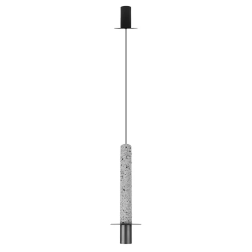 Светильник подвесной LED Lava 10361A LOFT IT серый чёрный на 1 лампу, основание чёрное в стиле современный 