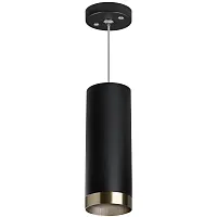 Светильник подвесной Rullo RP487431 Lightstar чёрный 1 лампа, основание чёрное в стиле современный 