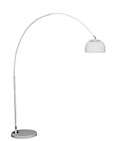 Торшер Azurro  LDF 5508-B WT Lumina Deco изогнутый белый 1 лампа, основание белое в стиле современный
