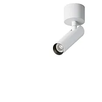 Светильник накладной LED Focus T C141CL-L125-6W4K-W Maytoni белый 1 лампа, основание белое в стиле хай-тек модерн трубочки