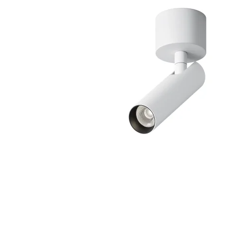 Светильник накладной LED Focus T C141CL-L125-6W4K-W Maytoni белый 1 лампа, основание белое в стиле хай-тек современный трубочки