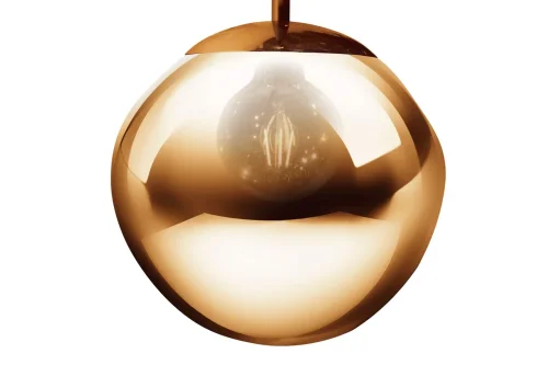 Светильник подвесной Artis A1537/200/F3 BR iLamp коричневый 1 лампа, основание коричневое в стиле современный шар фото 3
