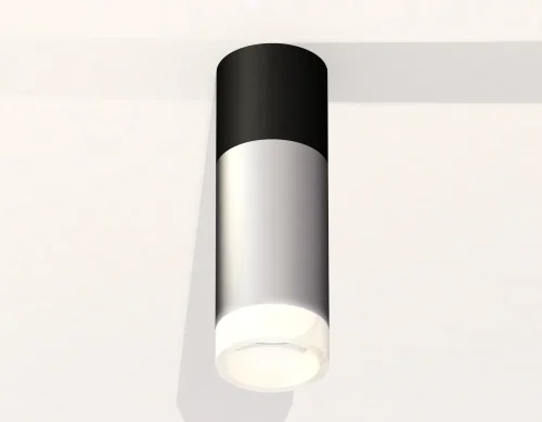 Светильник накладной Techno spot XS6324062 Ambrella light серебряный 1 лампа, основание чёрное в стиле современный круглый фото 3