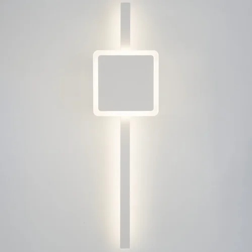 Бра с выключателем LED Стиг CL203400 Citilux белый на 1 лампа, основание белое в стиле хай-тек современный отражённый свет фото 3