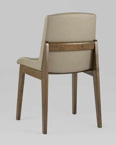 Cтул обеденный ЛОКИ, эко-кожа бежевая УТ000004671 Stool Group, бежевый/экокожа, ножки/дерево/коричневый бежевый, размеры - *845***485*520 фото 5 Cтул обеденный ЛОКИ, эко-кожа бежевая УТ000004671 Stool Group, бежевый/экокожа, ножки/дерево/коричневый бежевый, размеры - *845***485*520 фото 5