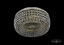 Люстра потолочная хрустальная 19031/35IV GW Bohemia Ivele Crystal прозрачная на 4 лампы, основание золотое в стиле классический sp