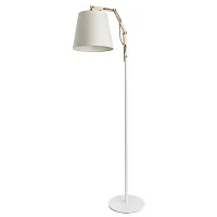 Торшер напольный  PINOCCIO  A5700PN-1WH Arte Lamp  белый 1 лампа, основание белое в стиле современный
