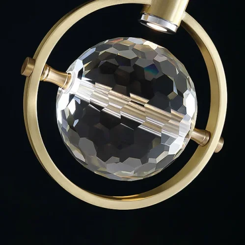 Светильник подвесной GOLF H20 4000К 189716-23 ImperiumLoft прозрачный 1 лампа, основание латунь в стиле арт-деко современный  фото 14