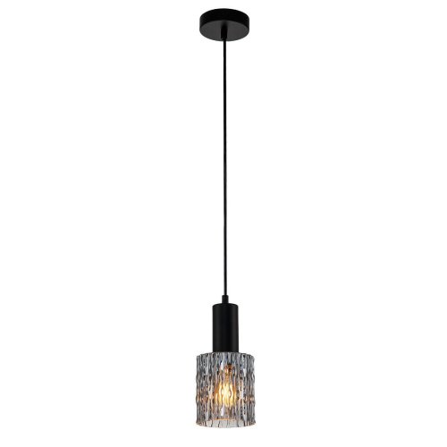 Светильник подвесной Rain 10189/1S Black Escada чёрный серый 1 лампа, основание чёрное в стиле лофт 