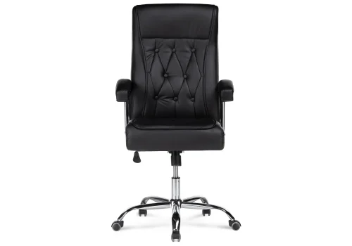 Компьютерное кресло Class black 15254 Woodville, чёрный/искусственная кожа, ножки/металл/хром, размеры - *1540***650*730 фото 3