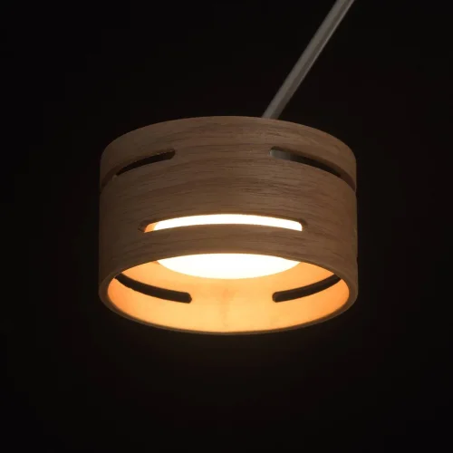 Светильник потолочный LED Чил-аут 725010306 DeMarkt бежевый 6 ламп, основание серебряное в стиле хай-тек  фото 6