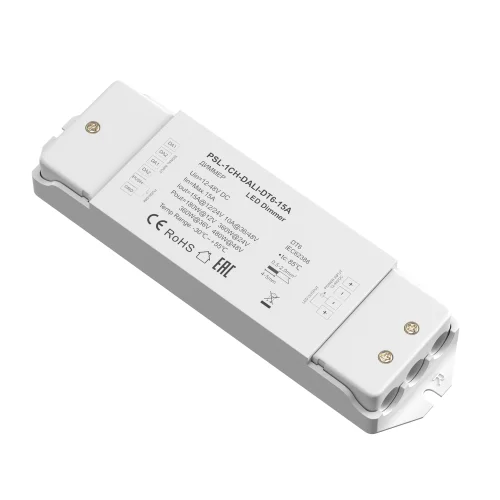 Диммер DALI DT6 одноканальный 12-48VDC DIM 721001 Maytoni на 1 , основание белое в стиле 