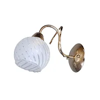 Бра Grosotto OML-24901-01 Omnilux белый 1 лампа, основание золотое в стиле современный 