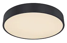 Светильник потолочный ЛЕД Линара (Leanara) 41756-24B Globo белый на 1 лампу, основание чёрное в стиле хай-тек современный 