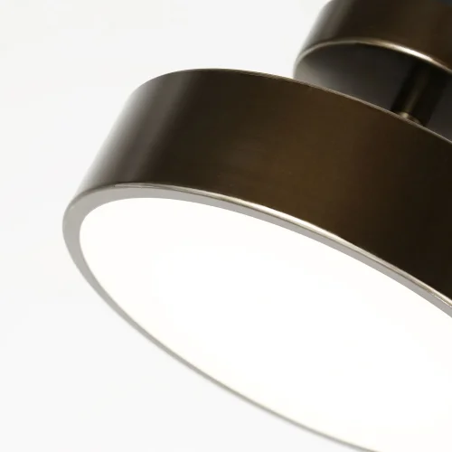 Светильник потолочный LED Atma 3060-2P F-promo коричневый 1 лампа, основание коричневое в стиле современный  фото 5