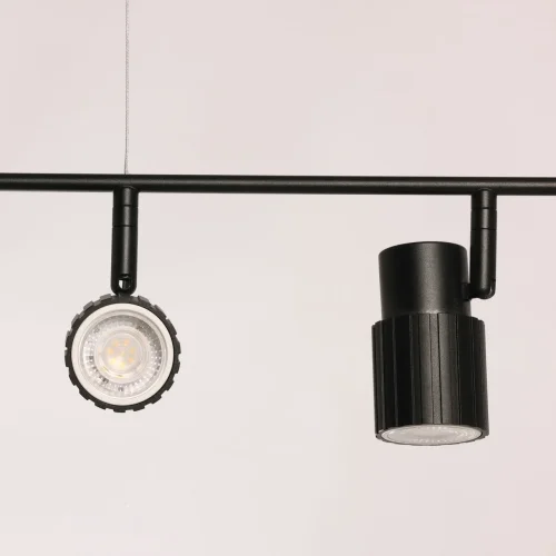Светильник подвесной Астор 545014404 DeMarkt чёрный белый 3 лампы, основание чёрное в стиле современный хай-тек  фото 9