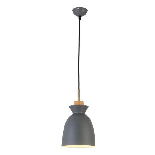 Светильник подвесной 1107/1S Escada серый 1 лампа, основание серое в стиле модерн 