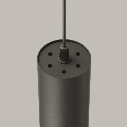 Светильник подвесной Focus LED P072PL-L12B3K-1 Maytoni чёрный на 1 лампу, основание чёрное в стиле современный хай-тек трубочки фото 17