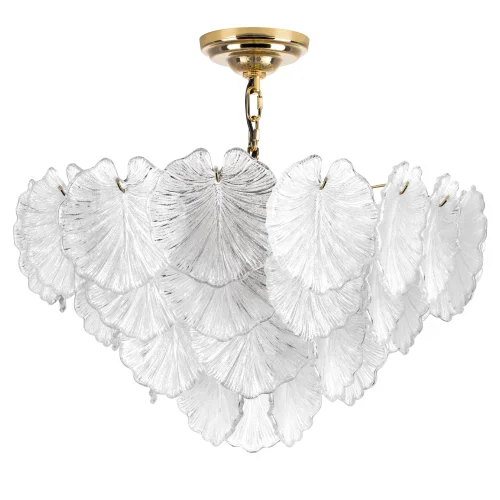 Люстра подвесная Retro 799122 Lightstar прозрачная на 12 ламп, основание золотое в стиле современный Люстра подвесная Retro 799122 Lightstar прозрачная на 12 ламп, основание золотое в стиле современный