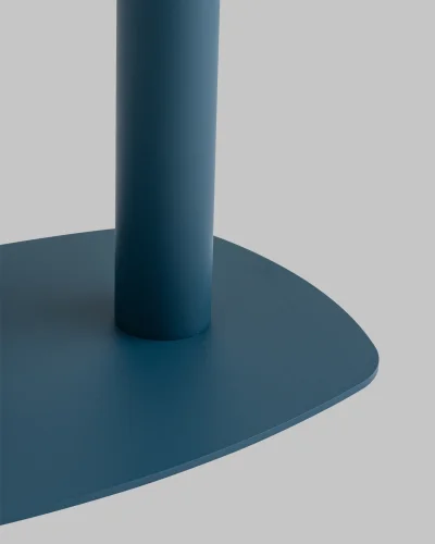 Журнальный столик Eanna L, металл, синий УТ000040328 Stool Group столешница синяя из металл фото 5